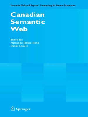 cover image of Canadian Semantic Web